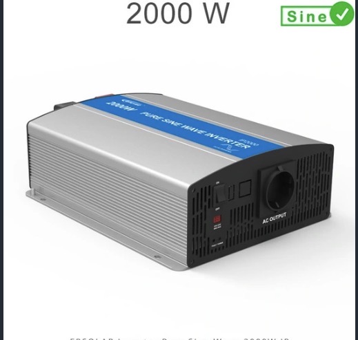 اينورتر مبدل سينوسى تمام مسي اصل EPEVER 2000W-24VDC-220VAC