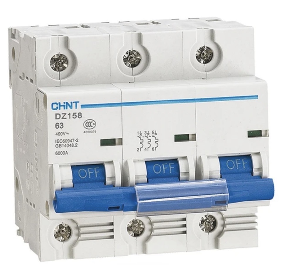 فیوز مینیاتوری سه فاز CHNT C125A - 10K