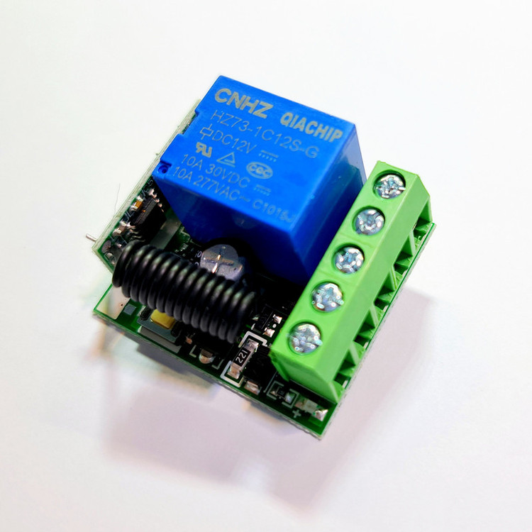 کیت ریموت کنترل رله ایروسی مدل 12V 433MHZ