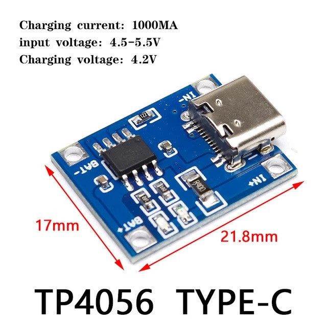 ماژول شارژر باتری مدل TP-4056 Type-C