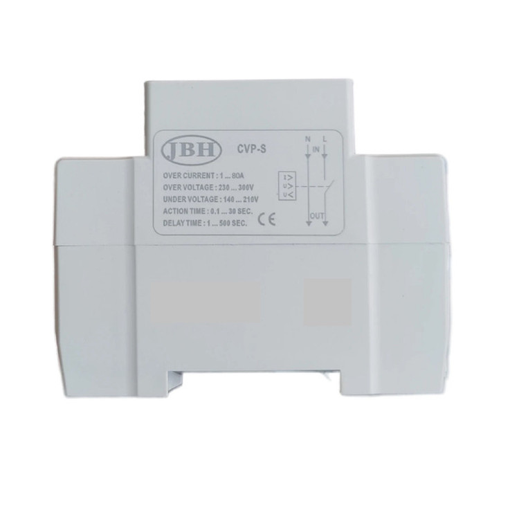 محافظ ولتاژ و جریان تک فاز دیجیتال 80 آمپر جی بی اچ JBH/CVP-S/1PH/80A
