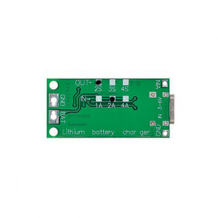 ماژول شارژ باتری لیتیومی 2 سل 2 آمپر مدل USB TYPE-C