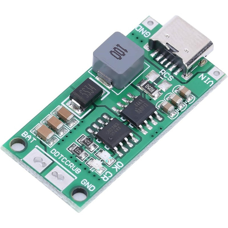 ماژول شارژ باتری لیتیومی 2 سل 2 آمپر مدل USB TYPE-C
