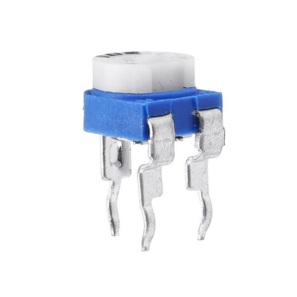 مقاومت پتانسیومتر 1 کیلو اهم کد POT.1K بسته 4 عددی