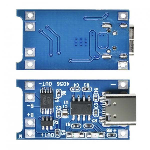 ماژول شارژ باتری لیتیومی مدل TP-4056TYPEC بسته 10 عددی