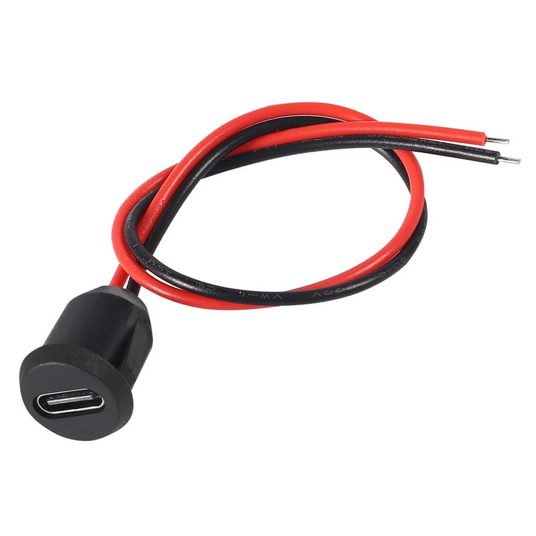 مادگی پنلی USB Type-C مدل TECA بسته 5 عددی