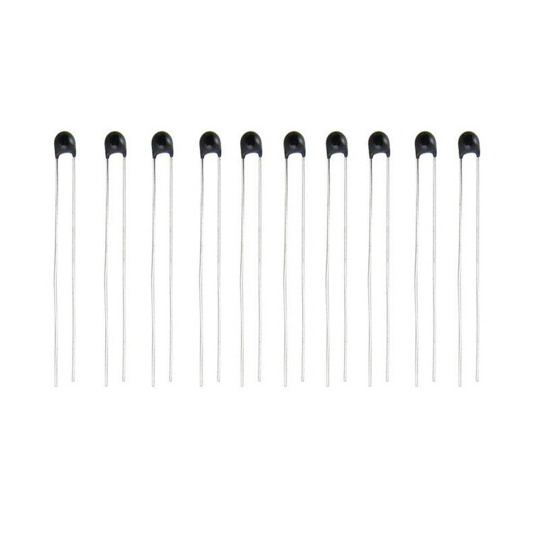 مقاومت حرارتی کاهنده 10 کیلو اهم مدل NTC-10KOHM بسته 10 عددی