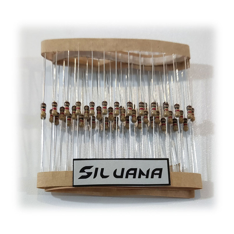 مقاومت 1 کیلو اهم 1/4 وات کد Silvana-R04 بسته 15 عددی