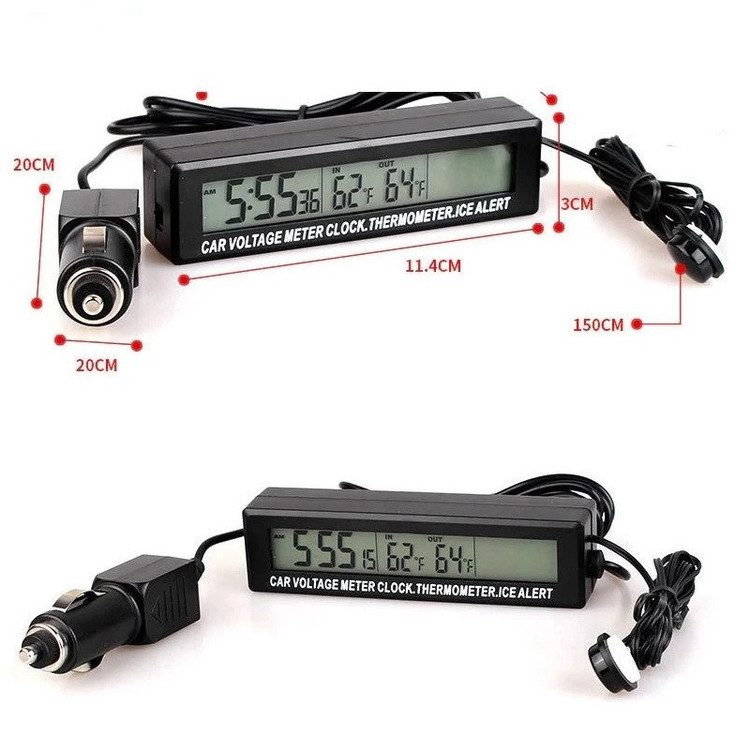 ساعت دیجیتال خودرو مدل DC88