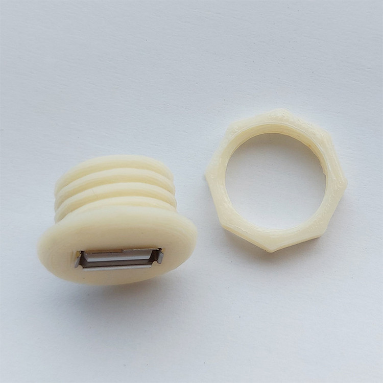 قاب روپنلی مادگی USB-A female مدل UPanel بسته دو عددی