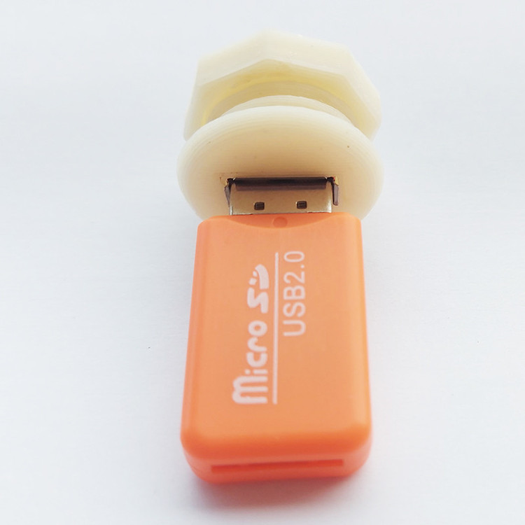 قاب روپنلی مادگی USB-A female مدل UPanel بسته دو عددی