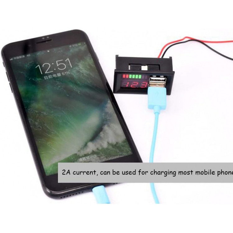 ماژول نمایشگر شارژ باتری مدل A001 BATT