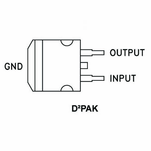 رگولاتور ولتاژ اس تی مدل L7805CD2T بسته 3 عددی