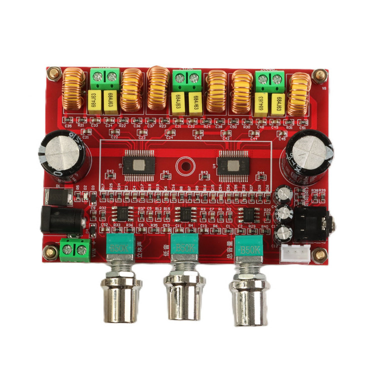 برد آمپلی فایر مدل 2x50W+100W XH-M139