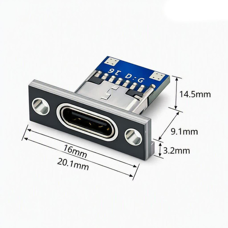 کانکتور USB Type-C 3.1 مدل USB C، 2