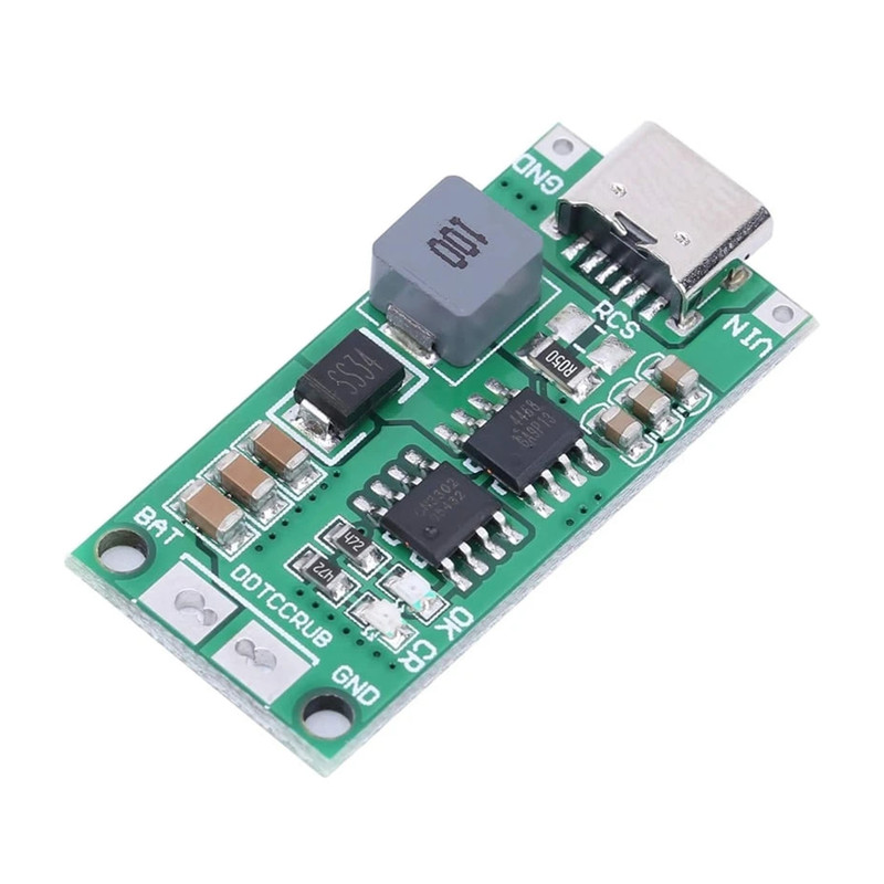 ماژول شارژ باتری لیتیومی مدل USB TYPE-C