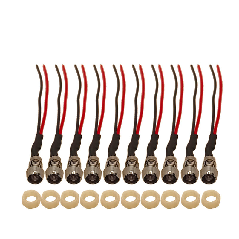 مینی دات ال ای دی 12 ولت مدل RGB-12V بسته 10 عددی