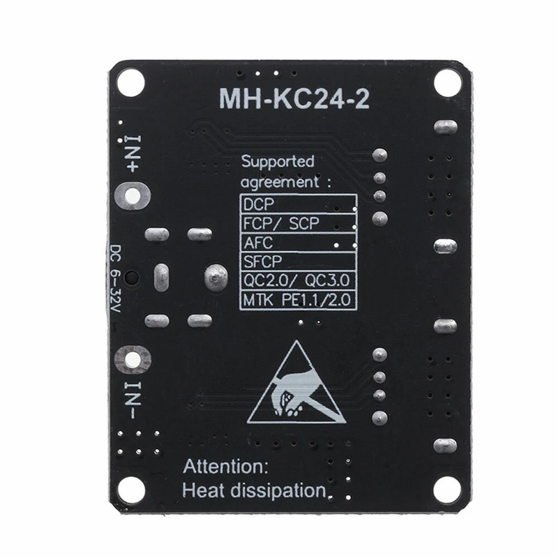 ماژول کاهنده ولتاژ مدل فست شارژ کد QC3_24W_X2