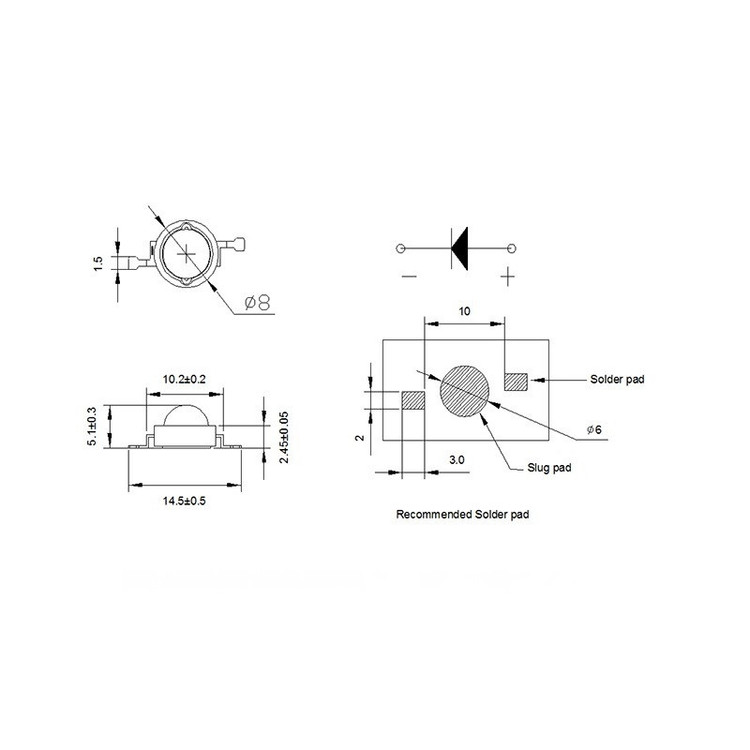 دیود ال ای دی مدل UV 456