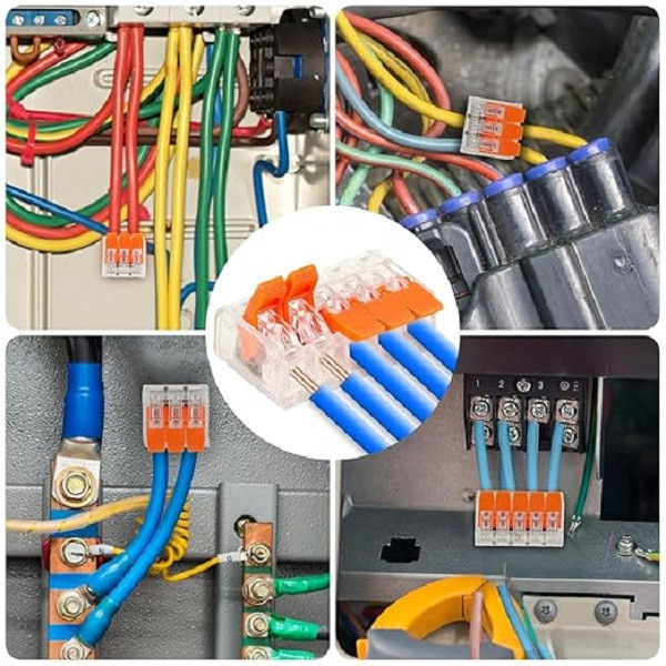 کانکتور فشاری ضامن دار فایندر مدل KITE30 بسته 30 عددی