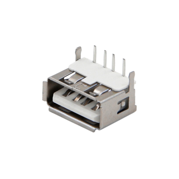 كانكتور مادگی USB-A مدل 4Pin-90Degree بسته دو عددی