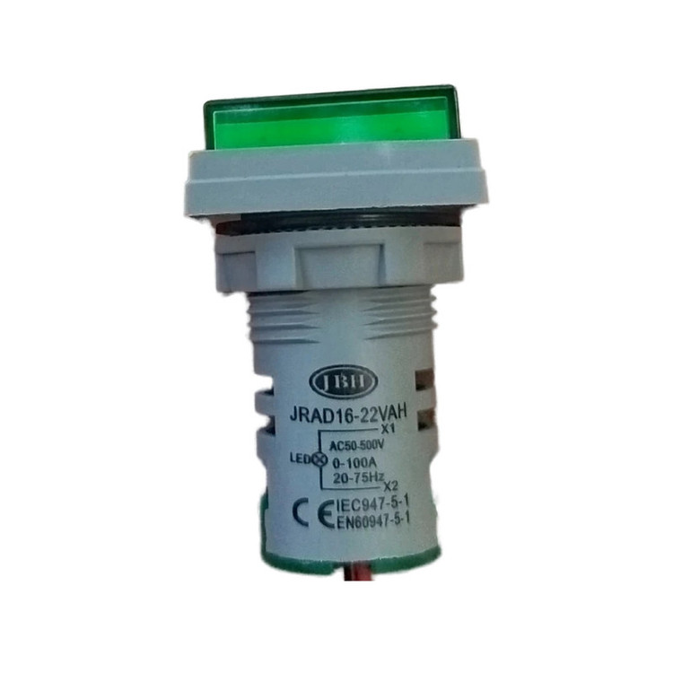 چراغ سیگنال ولتمتر و آمپرمتر و فرکانس متر جی بی اچ کد JBH/DI22-VAH-S-G
