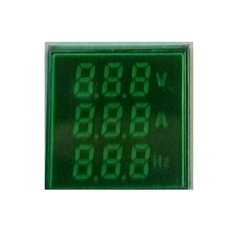چراغ سیگنال ولتمتر و آمپرمتر و فرکانس متر جی بی اچ کد JBH/DI22-VAH-S-G