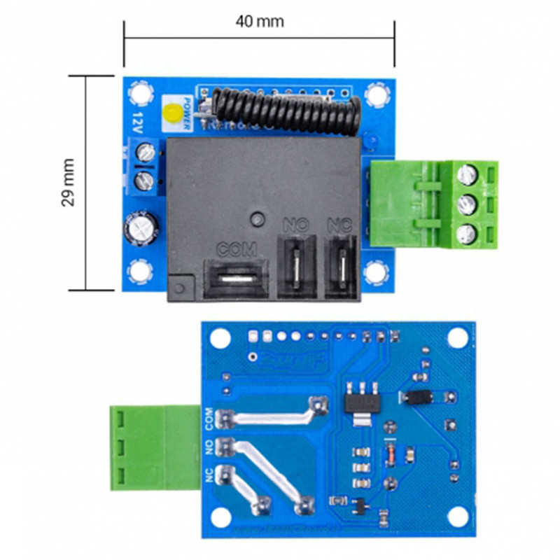 ریموت کنترل تک کانال مدل 1C-433MHZ-30A