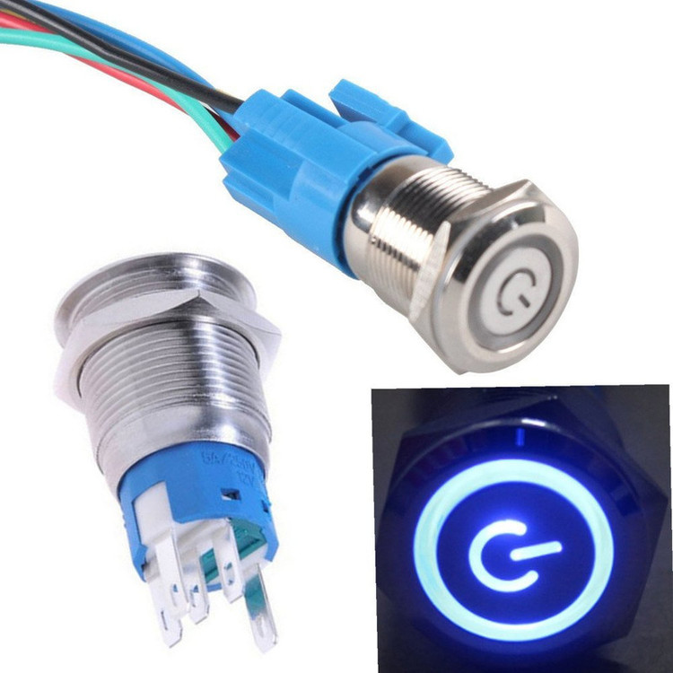 کلید فشاری مدل 3V-7V/ BLU