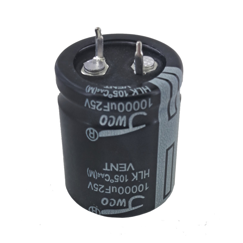 خازن الکترولیت 10000uF میکرو فاراد جی دبلیو کو مدل 25V