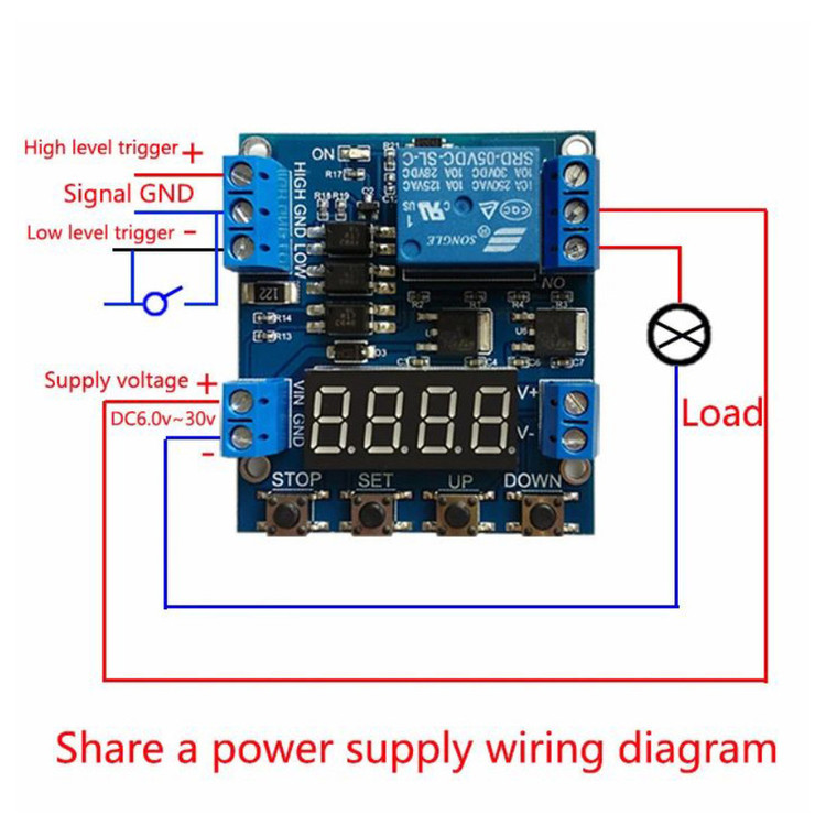 ماژول تایمر و کنترل ولتاژ مدل MultiFunction