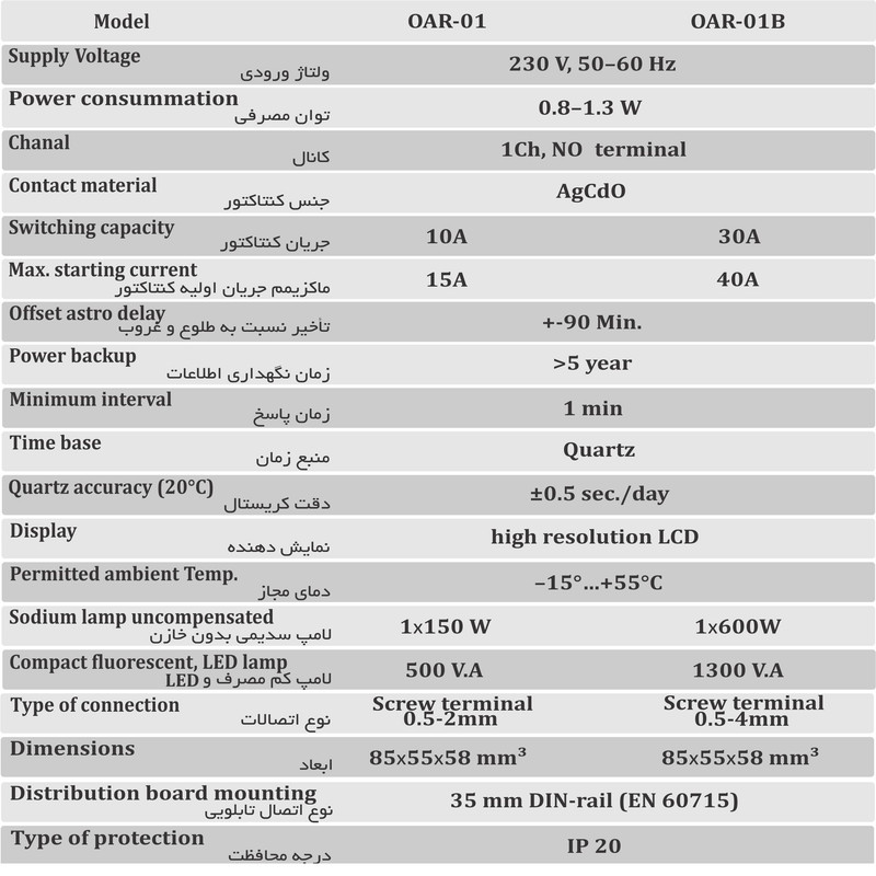 ساعت فرمان اوژن الکترونیک مدل OAR-01B