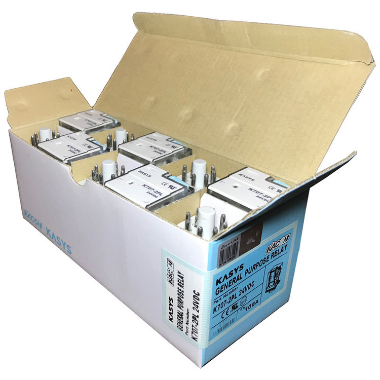 رله ۸ پایه کاکن مدل K707-2PL-24VDC بسته ۱۰ عددی