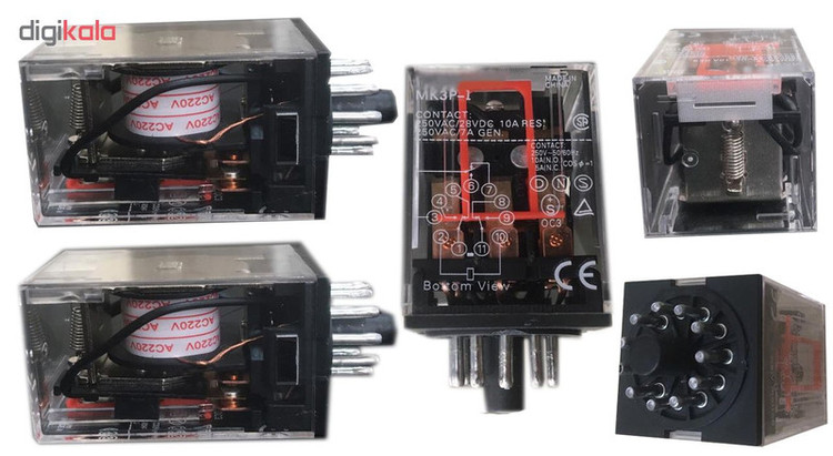 رله 11 پایه مدل v220g-MK3P1 بسته 10 عددی