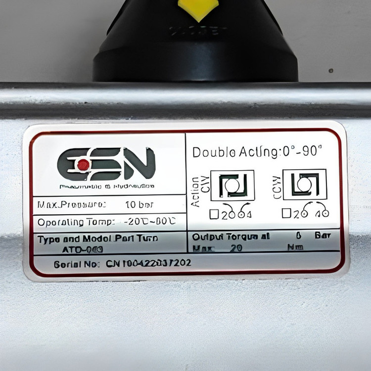 اکچویتور پنوماتیک بادی ای اس ان مدل ESN ATD-083