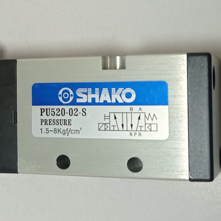 شیر برقی پنوماتیک شاکو مدل PU520-02-S-1/4-220v