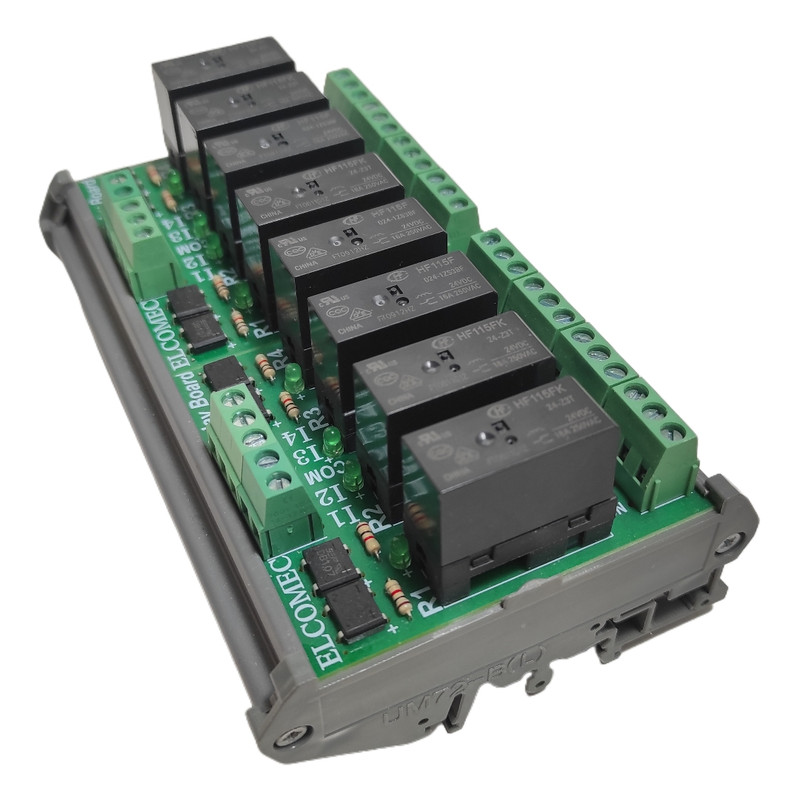 کارت رله 8 کانال اِلکامِک مدل E-RB-HTN8