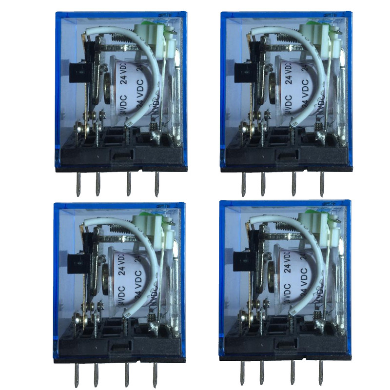 رله 8 پایه مدل MY2N-24vdc بسته 4 عددی