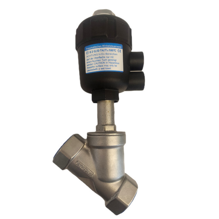 شیر پنوماتیک مدل Angle-valve-1