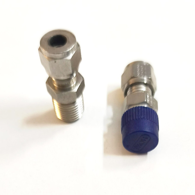 کانکتور استنلس هوک مدل male 1/4 سایز ۱/۴ اینچ
