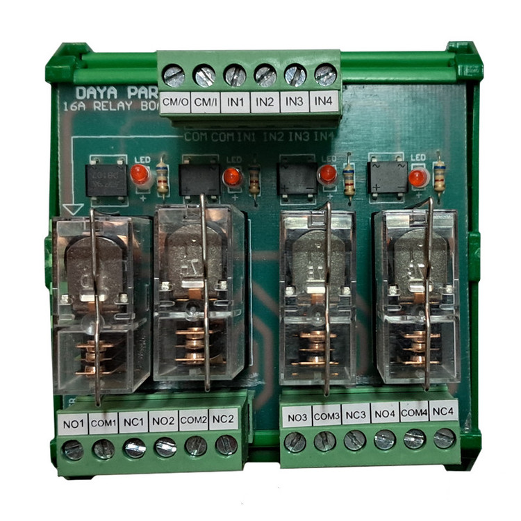 کارت رله 4 کانال دایاپارتس مدل DCR04V1