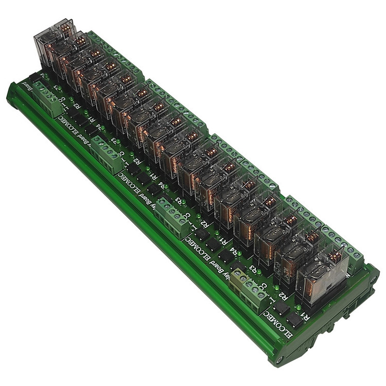 کارت رله 16 کانال اِلکامِک مدل E-RB-OTN16