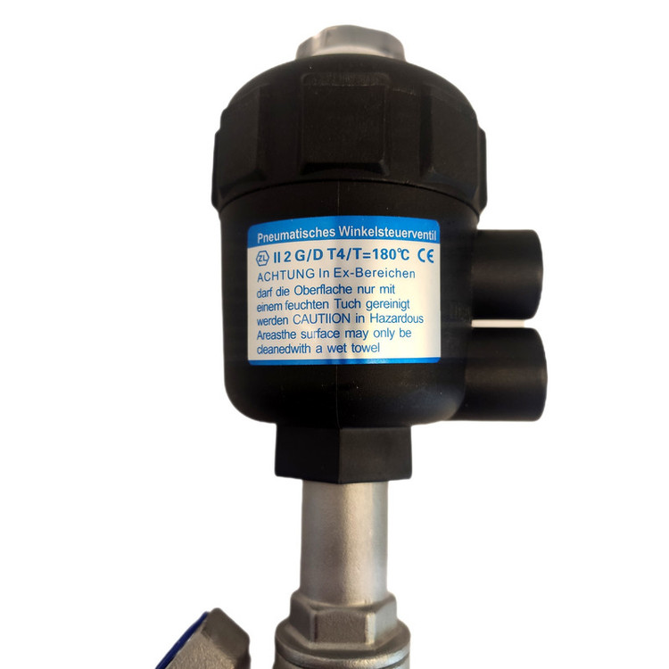 شیر پنوماتیک مدل Angle-Valve-1/2