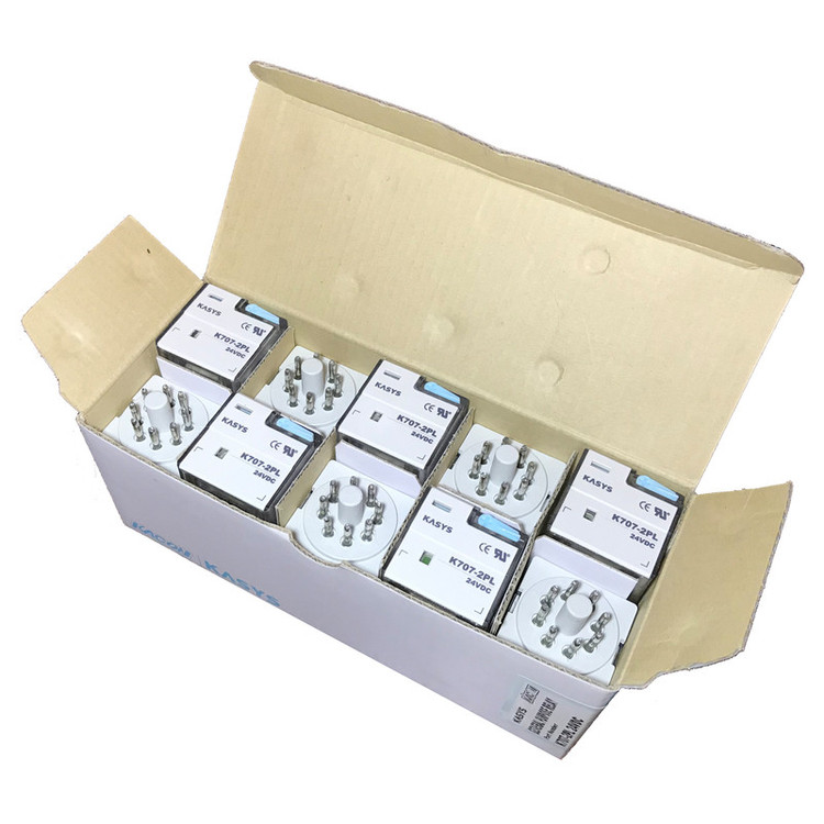 رله ۸ پایه کاکن مدل K707-2PL-220VAC بسته ۱۰ عددی
