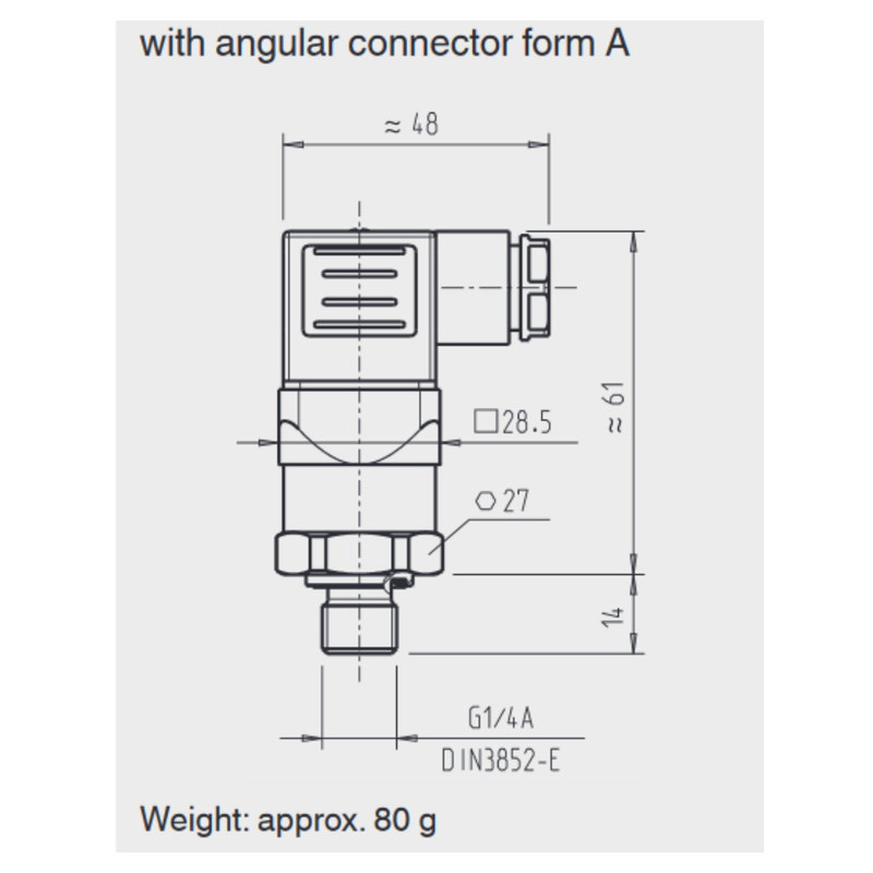 ترانسمیتر فشار ویکا مدل A-10-400b