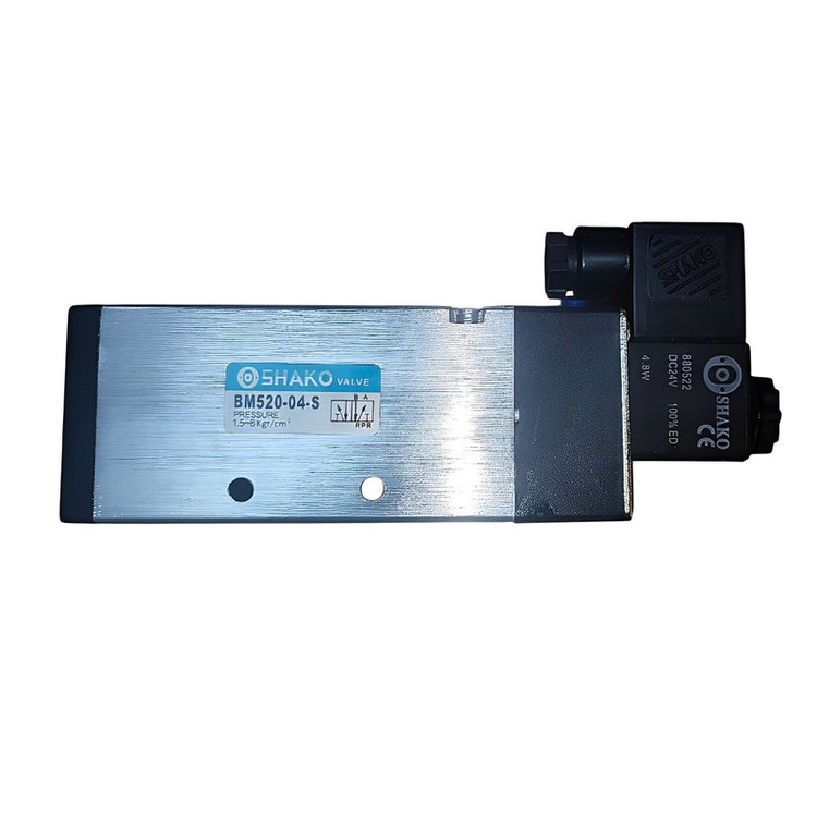 شیر برقی پنوماتیک بادی شاکو مدل BM520-04-S 5-2 1/2inch 24V