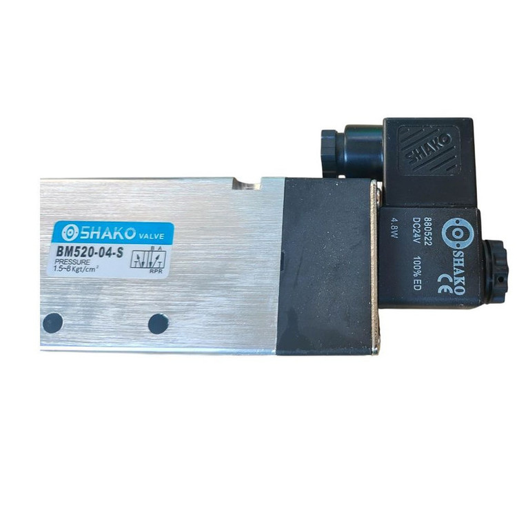 شیر برقی پنوماتیک بادی شاکو مدل BM520-04-S 5-2 1/2inch 24V