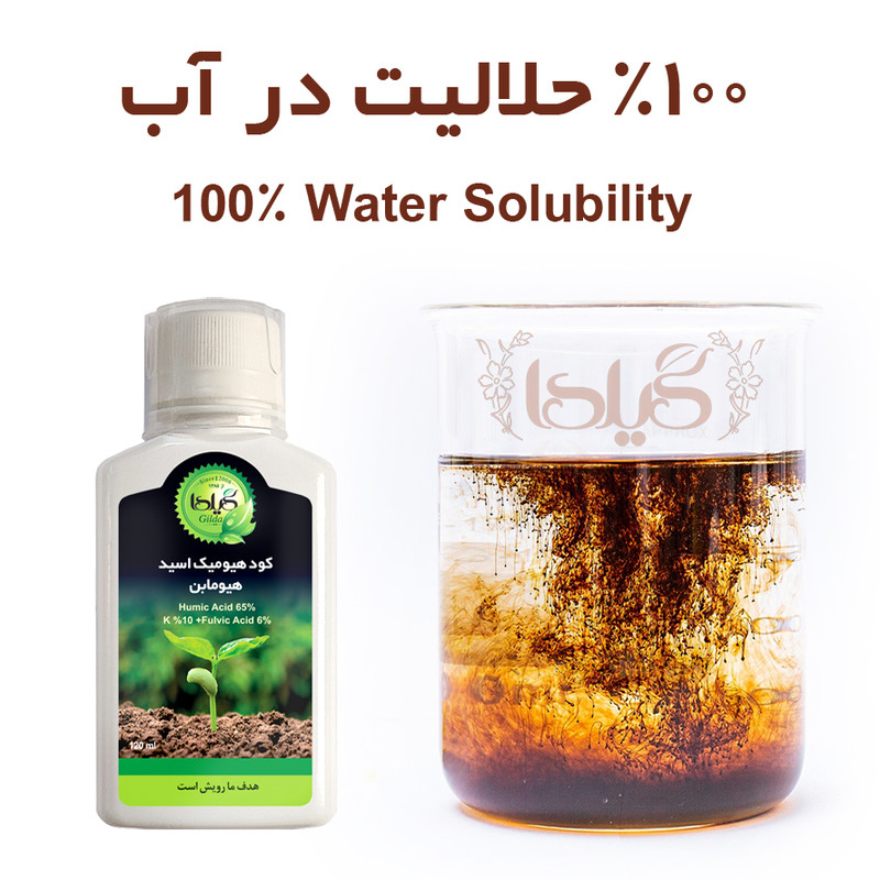 کود مایع هیومیک اسید هیومابن گیلدا مدل GHA حجم 120 میلی لیتر