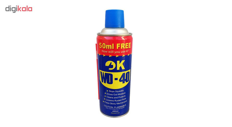 اسپری روان کننده اوکی مدل WD-40 حجم 450 میلی لیتر