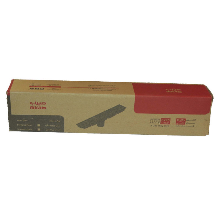 کف شور میراب مدل خطی کد 6x40